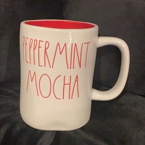 NWT Rae Dunn RARE mug Peppermint Mocha LL HTF